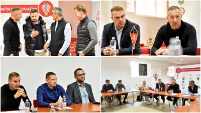 FOTO Hrvatski nogometni savez i ŽNS Varaždin održali zajednički sastanak u Varaždinu