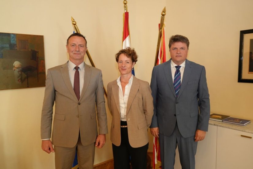 Veleposlanica Kraljevine Nizozemske Charlotte van Baak u nastupnom posjetu Varaždinu