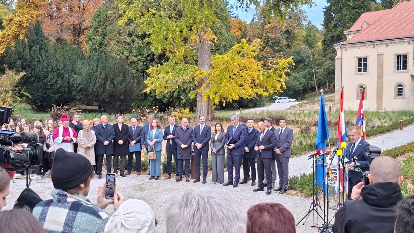 VIDEO Plenković: "Otvorenje obnovljenog Arboretuma Opeka zaokružuje cijeli projekt"